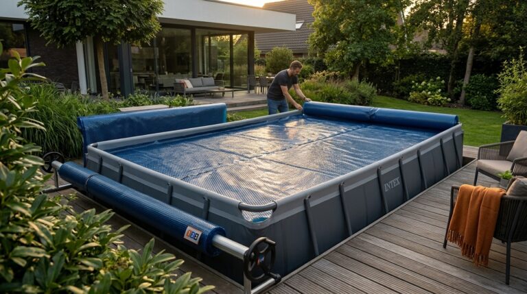 Een isolerend dekzeil voor uw Intex zwembad: houd het water langer warm